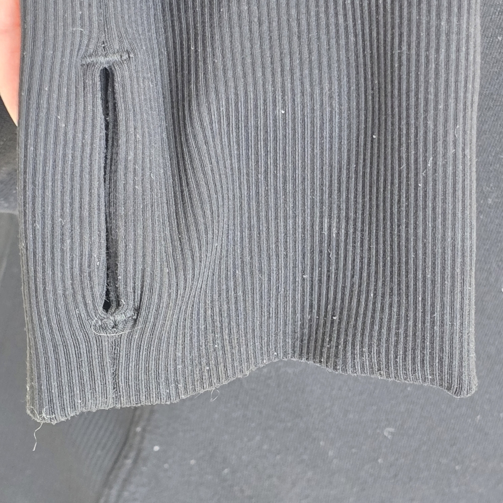 Lululemon Reversible Black Hooded Jacket Size 8 - Picture 12 of 14